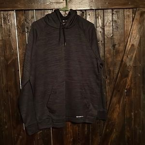 Large like new black hooded sweatshirt